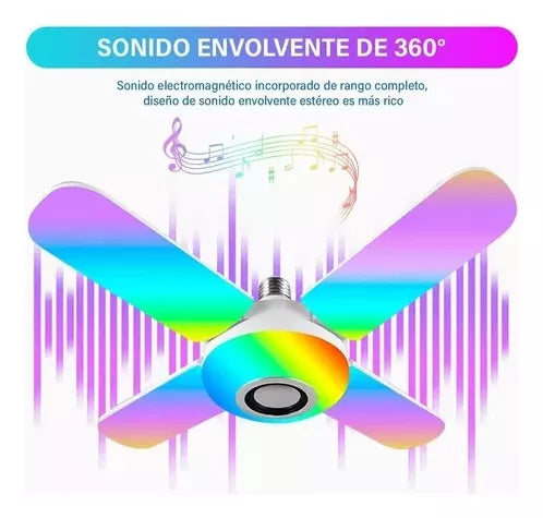 🔥💡 ¡SÚPER EXCLUSIVO! PARLANTE BLUETOOTH 🎶 CON BOMBILLA LED MÁGICA 🌈✨ 💡🔥