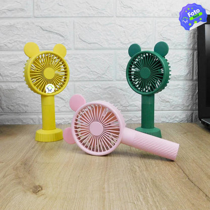 Mini Ventilador Recargable Portátil De Mano y Mesa